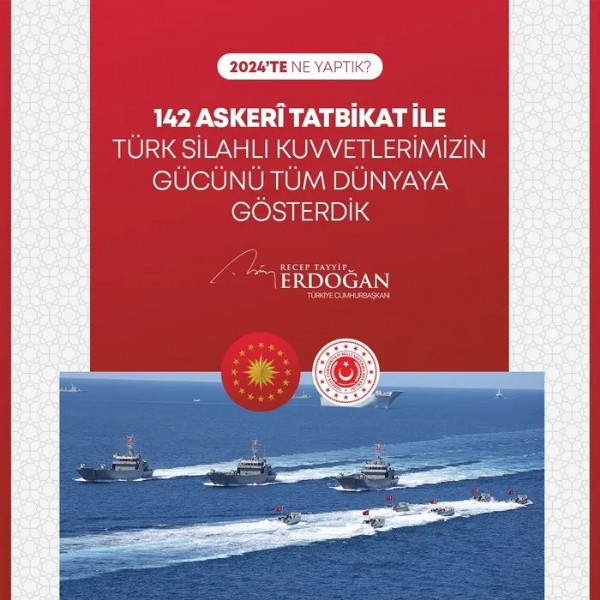 Cumhurbaşkanı Erdoğan, 2024'te yapılan hizmetleri tek tek paylaştı: Gece gündüz demeden aşkla çalıştık